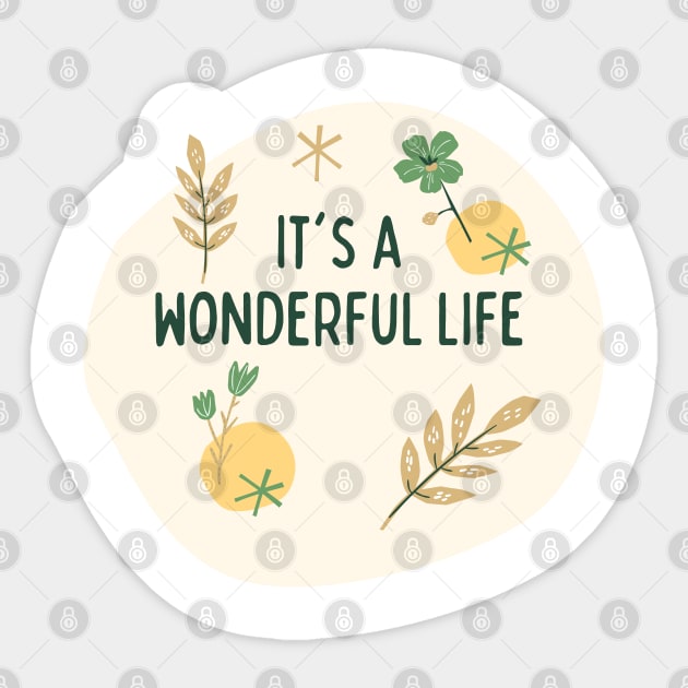 It's A Wonderful Life Sticker by After Daylight Project